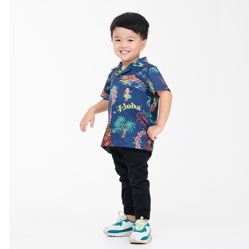 เสื้อฮาวายเด็ก VALOR PX - Aloha Vibe Kids Hawaii Shirt