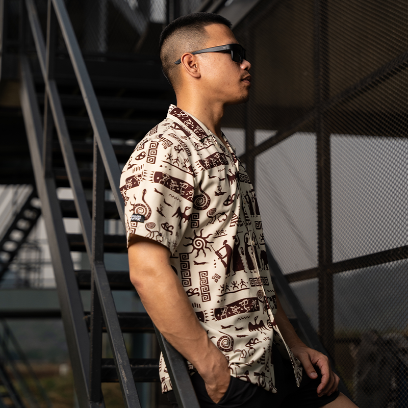เสื้อฮาวาย VALOR PX - Tribe Tactical Hawaii Shirts เสื้อใส่เที่ยว