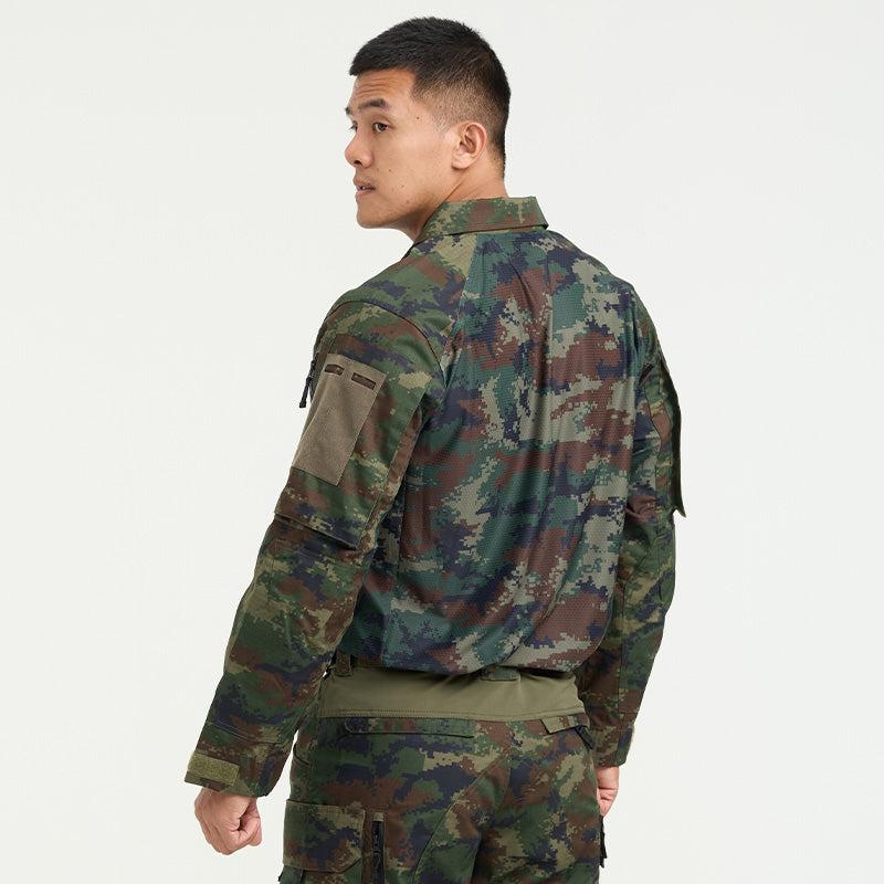 เสื้อทหาร VALOR PX - Native Combat Shirt เสื้อคอมแบทลายพราง ทหารเรือ