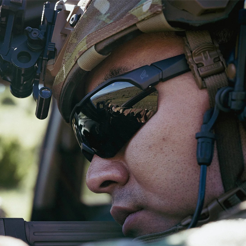 Edge Eyewear - Arc Light Shooting Glasses with Vapor Shield Anti-Fog Lens