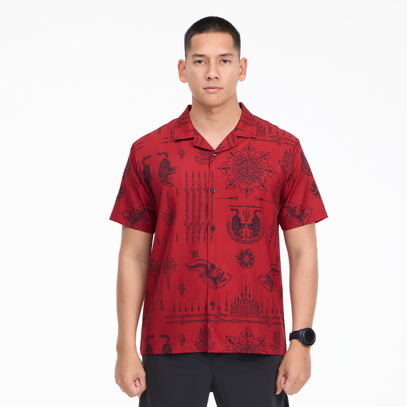 เสื้อโปโล VALOR PX - Kongkapan Hawaii Shirts เสื้อใส่เที่ยว ลายเชิ้ตลายกราฟฟิค