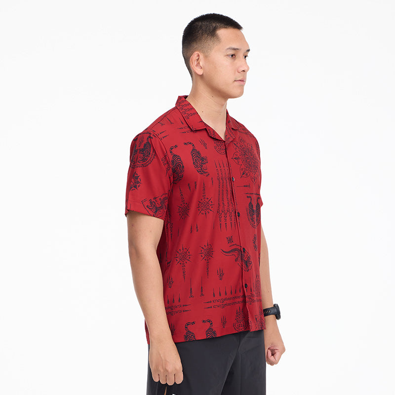 เสื้อโปโล VALOR PX - Kongkapan Hawaii Shirts เสื้อใส่เที่ยว ลายเชิ้ตลายกราฟฟิค