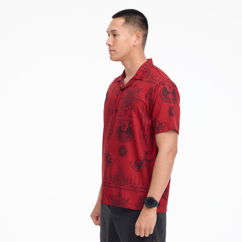 เสื้อโปโล VALOR PX - Kongkapan Hawaii Shirts เสื้อใส่เที่ยว ลายเชิ้ตลายกราฟฟิค