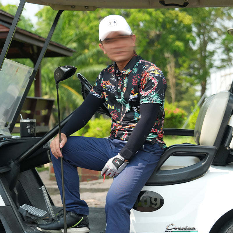 เสื้อฮาวาย VALOR PX - Aloha Vibe Polo Hawaii Shirts เสื้อใส่เที่ยว