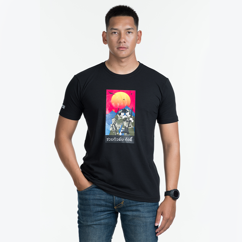 เสื้อยืดสกรีนลาย VALOR PX - Code talker T-Shirt เสื้อใส่เที่ยว ลายกราฟฟิค