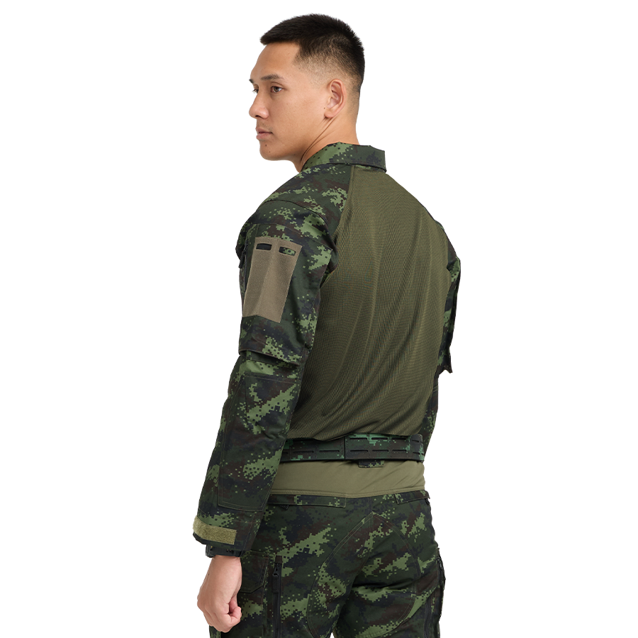เสื้อทหาร Valor PX - Native Combat Shirt เสื้อคอมแบทลายพราง ทหารบก
