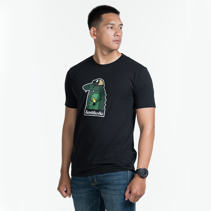 เสื้อยืดสกรีนลาย VALOR PX - ก็ปกติดีนะคับ ตร. T-Shirt เสื้อใส่เที่ยว ลายกราฟฟิค