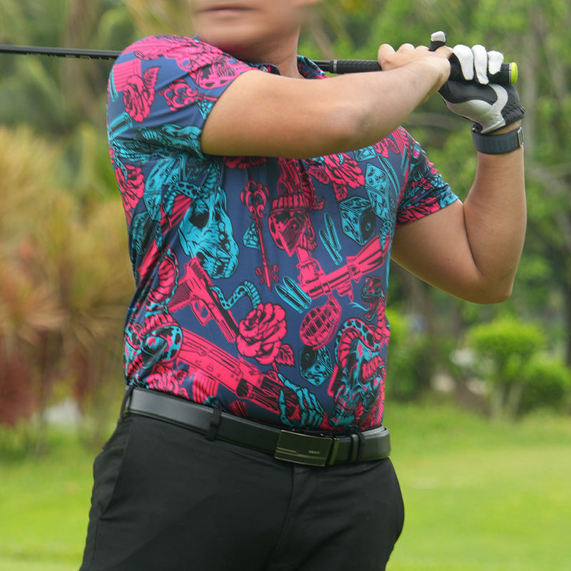 เสื้อโปโลฮาวาย VALOR PX - Venom Royale Polo Hawaii Shirt