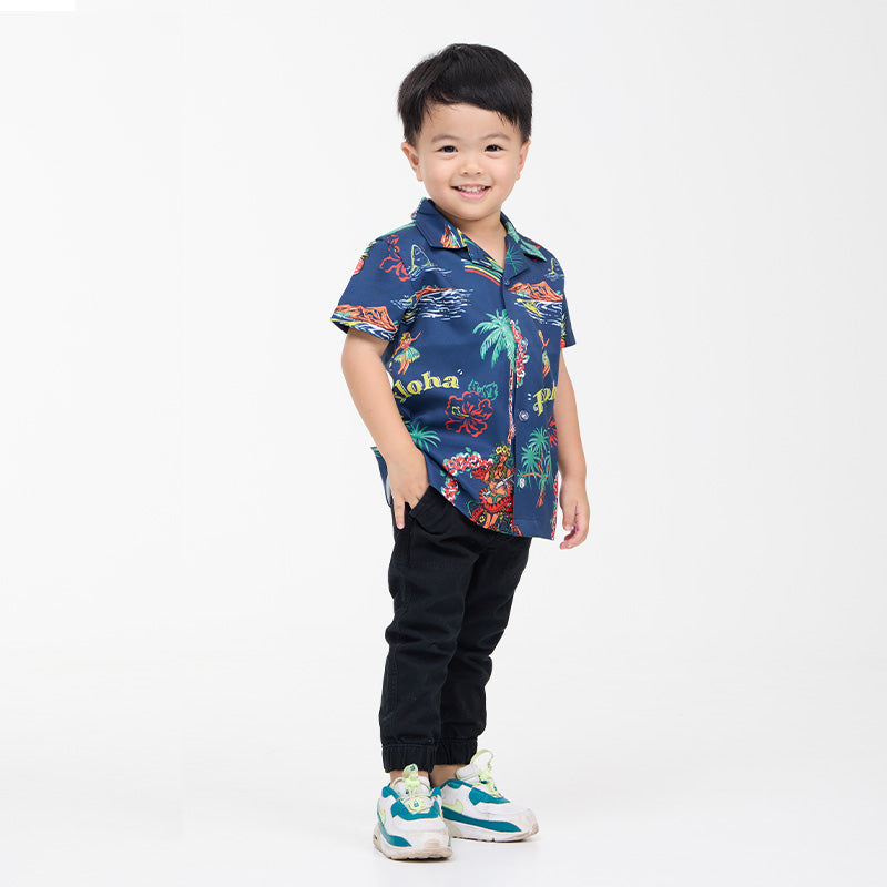 เสื้อฮาวายเด็ก VALOR PX - Aloha Vibe Kids Hawaii Shirt