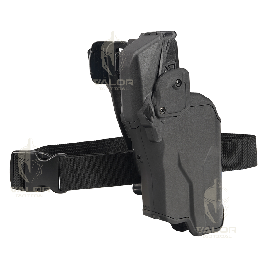 ซองปืน พร้อม ชุดสายรัดต้นขา Blade Tech - Valor Duty Holster Level 3 With Thigh Strap