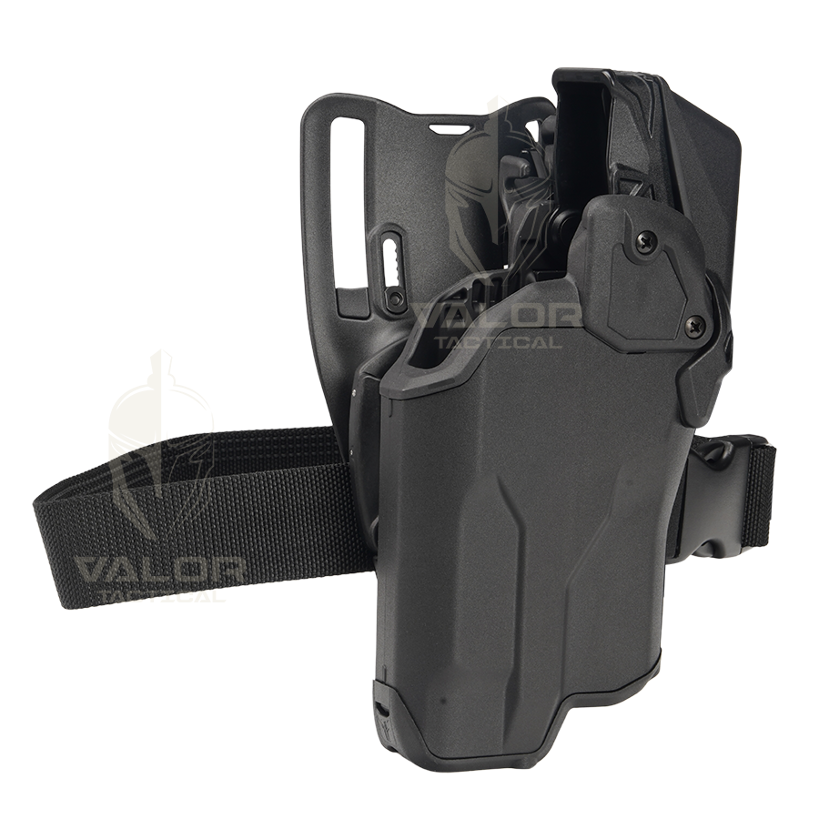 ซองปืน พร้อม ชุดสายรัดต้นขา Blade Tech - Valor Duty Holster Level 3 With Thigh Strap