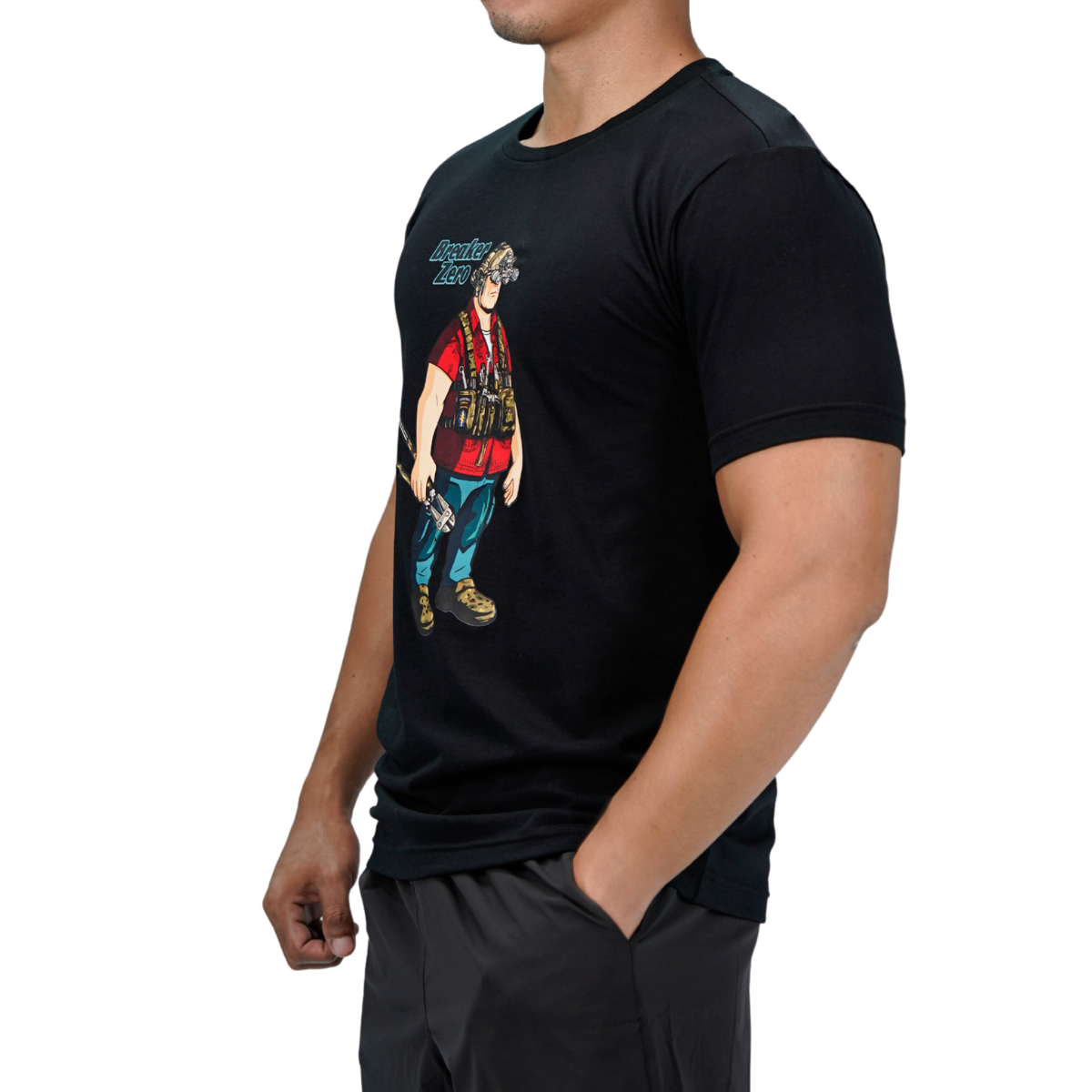 เสื้อยืดสกรีนลาย VALOR PX - Breaker Zero T-Shirt เสื้อใส่เที่ยว ลายกราฟิก