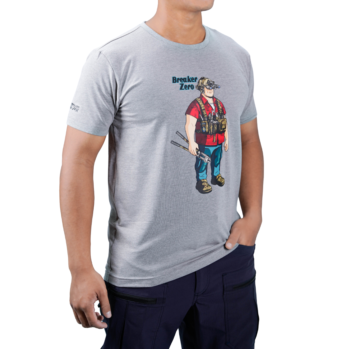 เสื้อยืดสกรีนลาย VALOR PX - Breaker Zero T-Shirt เสื้อใส่เที่ยว ลายกราฟิก