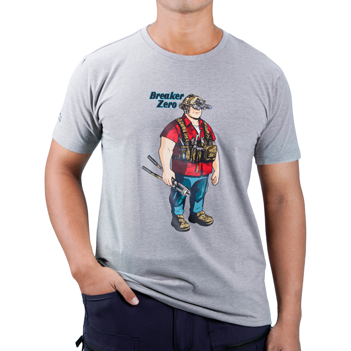เสื้อยืดสกรีนลาย VALOR PX - Breaker Zero T-Shirt เสื้อใส่เที่ยว ลายกราฟิก