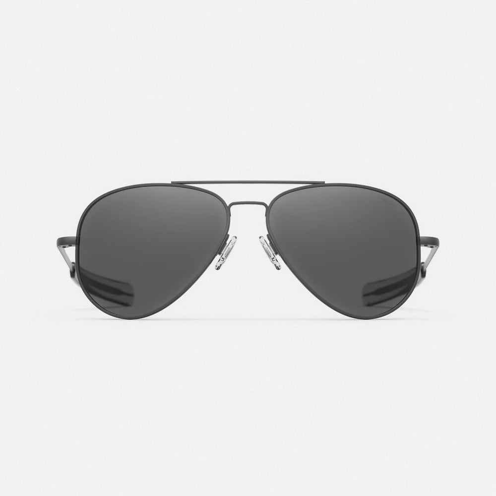 Randolph - Concorde Matte Black & American Gray with Bayonet Temple