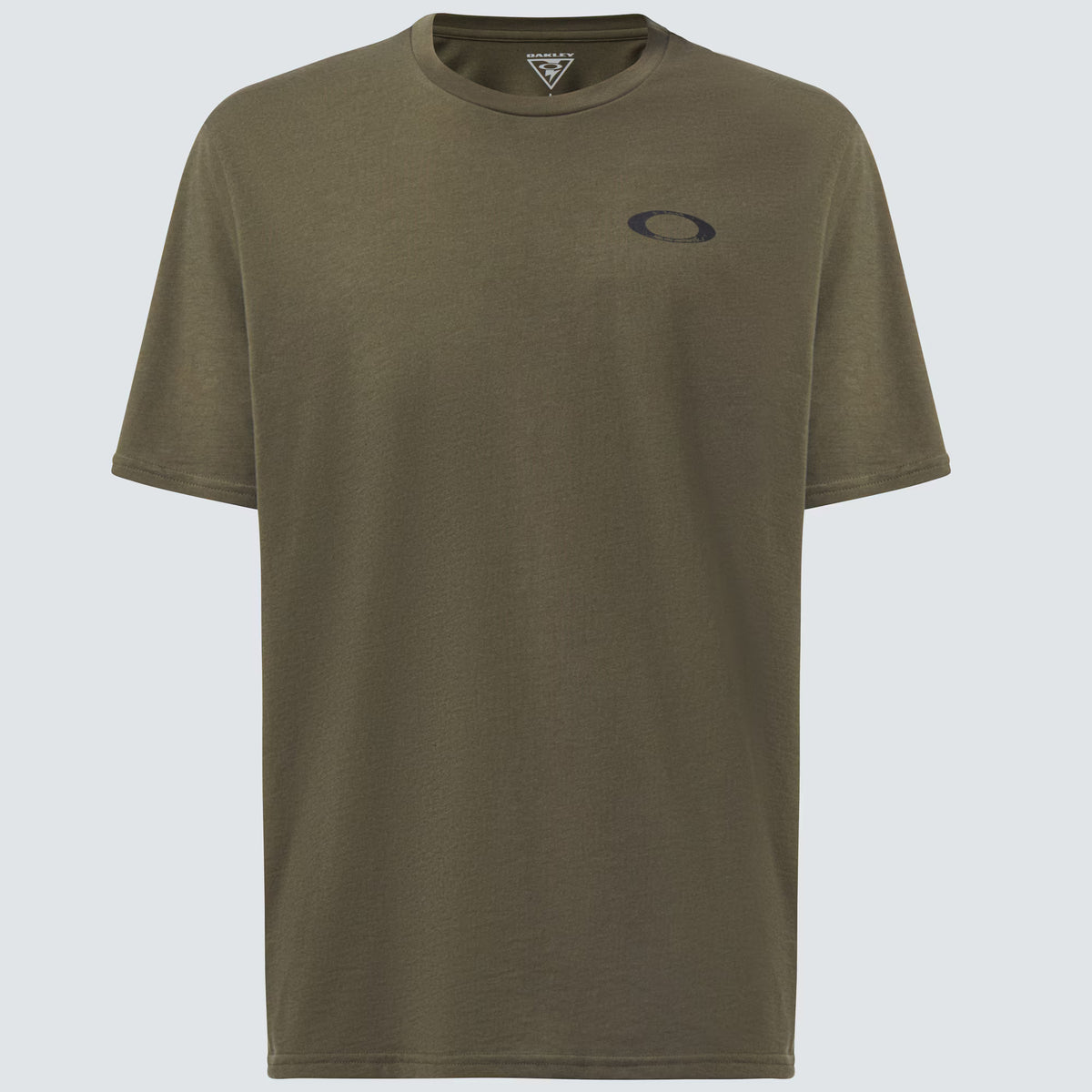 เสื้อสีเขียวทหาร OAKLEY SI SI Oakley Brave Tee มุมมองภาพด้านหน้า