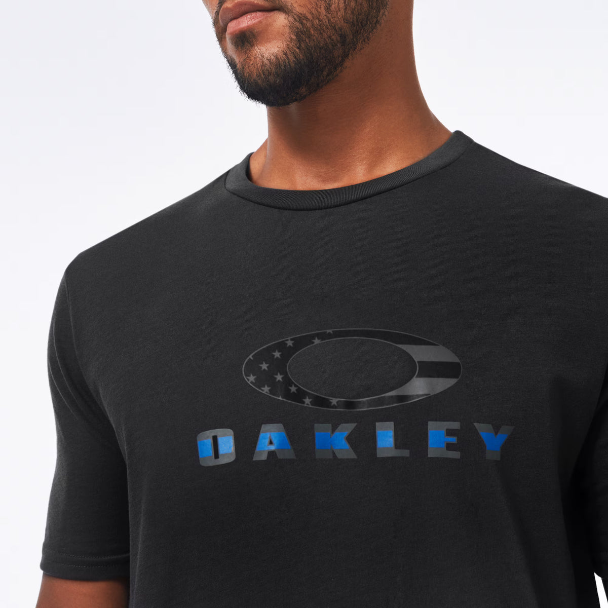 เสื้อ OAKLEY SI รุ่น SI Oakley TBL Logo Tee โลโก้ OAKLEY SI ใหญ่เห็นภาพชัดเจน