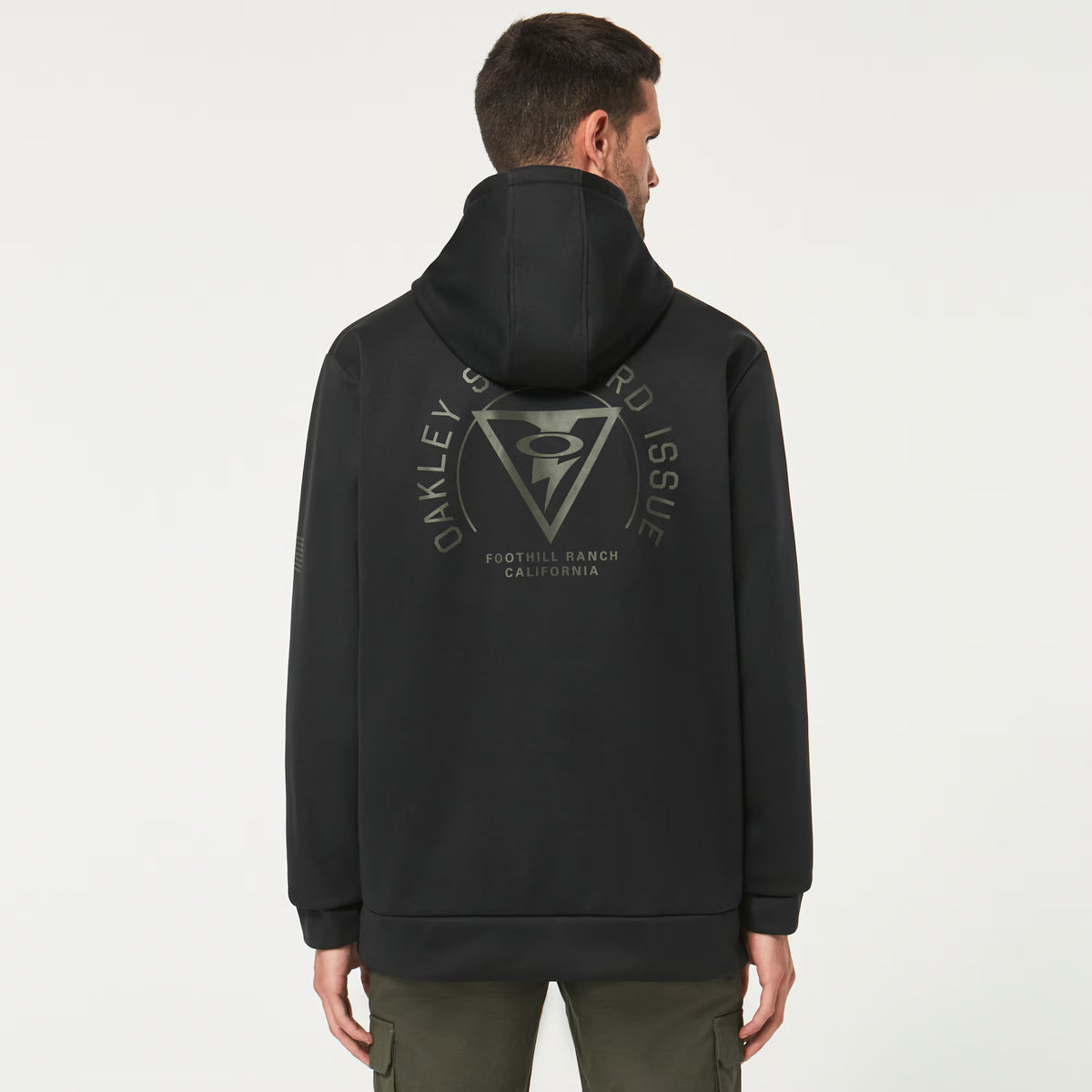 เสื้อสีดำ แขนยาว ทรงเทดูดี OAKLEY SI รุ่น SI Tab Hoodie Shadow