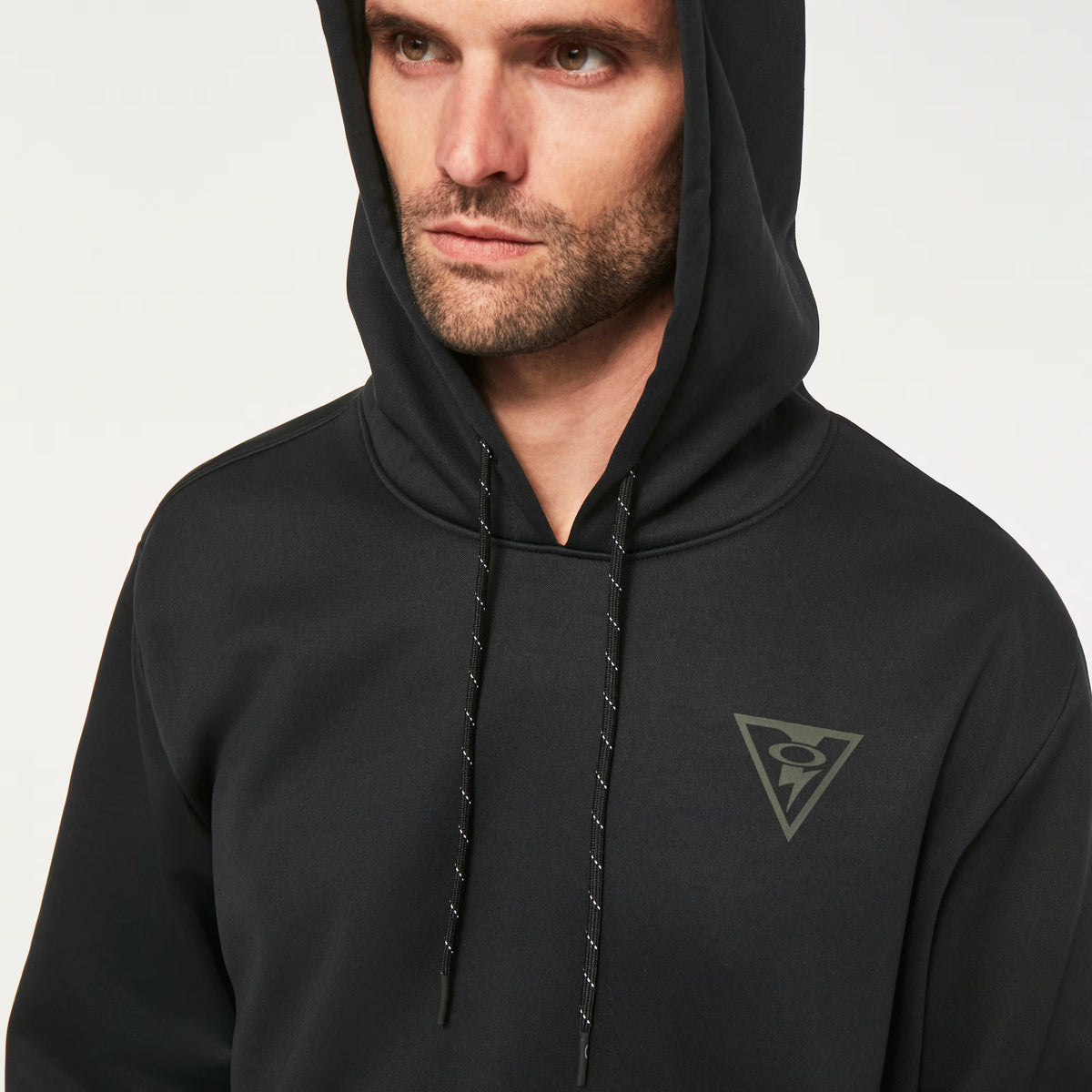 เสื้อ OAKLEY SI เสื้อสีดำมีฮูด SI Tab Hoodie Shadow เสื้อแขนยาวสีดำ