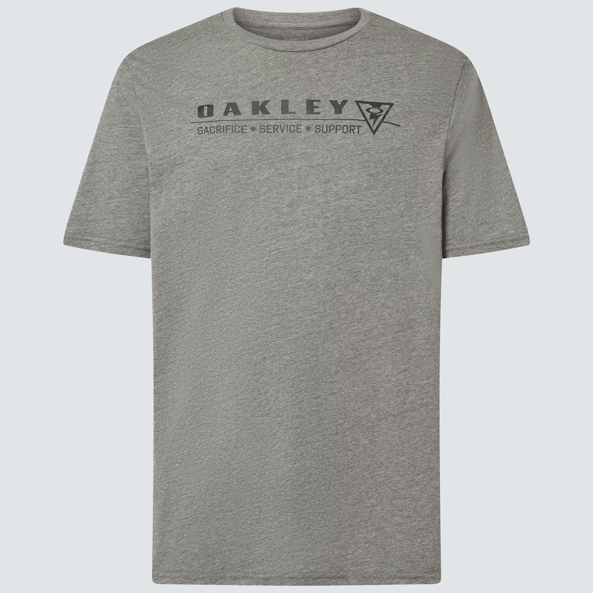 เสื้อ OAKLEY SI - SI Pillars Tee Athletic Heather Grey มุมมองภาพด้านหน้า
