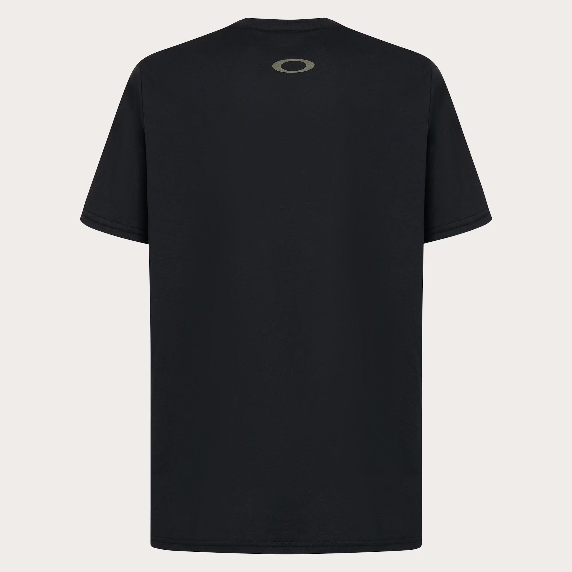 Oakley - SI Shadow Flag เสื้อสีดำพิมพ์โลโก้ Oakley ด้านหลัง