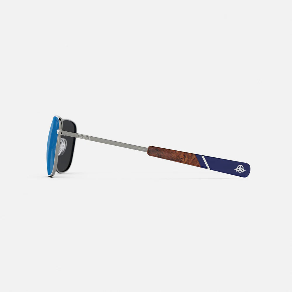 แว่นตา Randolph - Aviator Gunmetal & Atlantic Blue