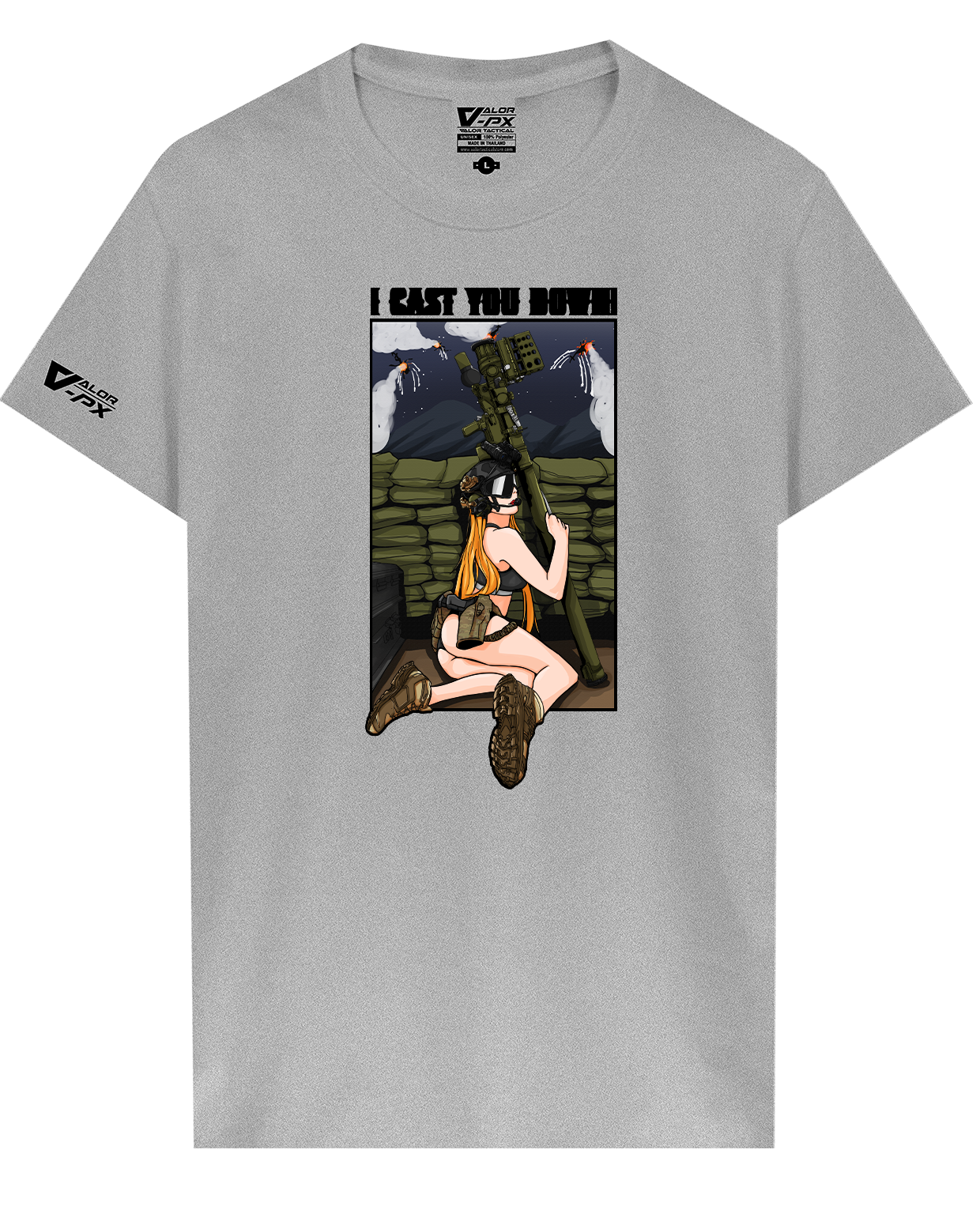 เสื้อยืดสกรีนลาย VALOR PX - I Cast You Down T-Shirt เสื้อใส่เที่ยว ลายกราฟฟิค