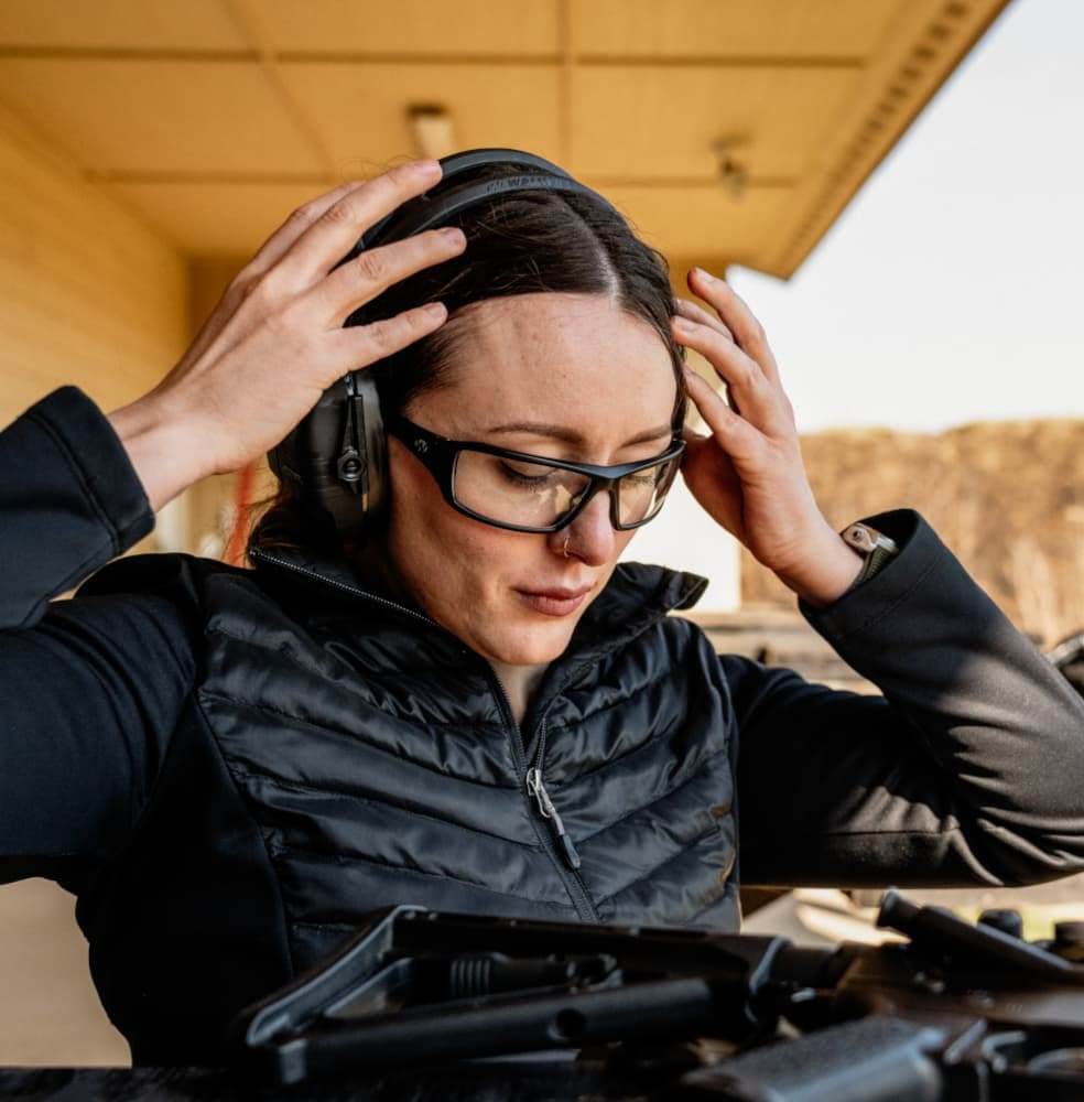 Walker's Ikon Vector Glasses Shooting Full Frame with Case