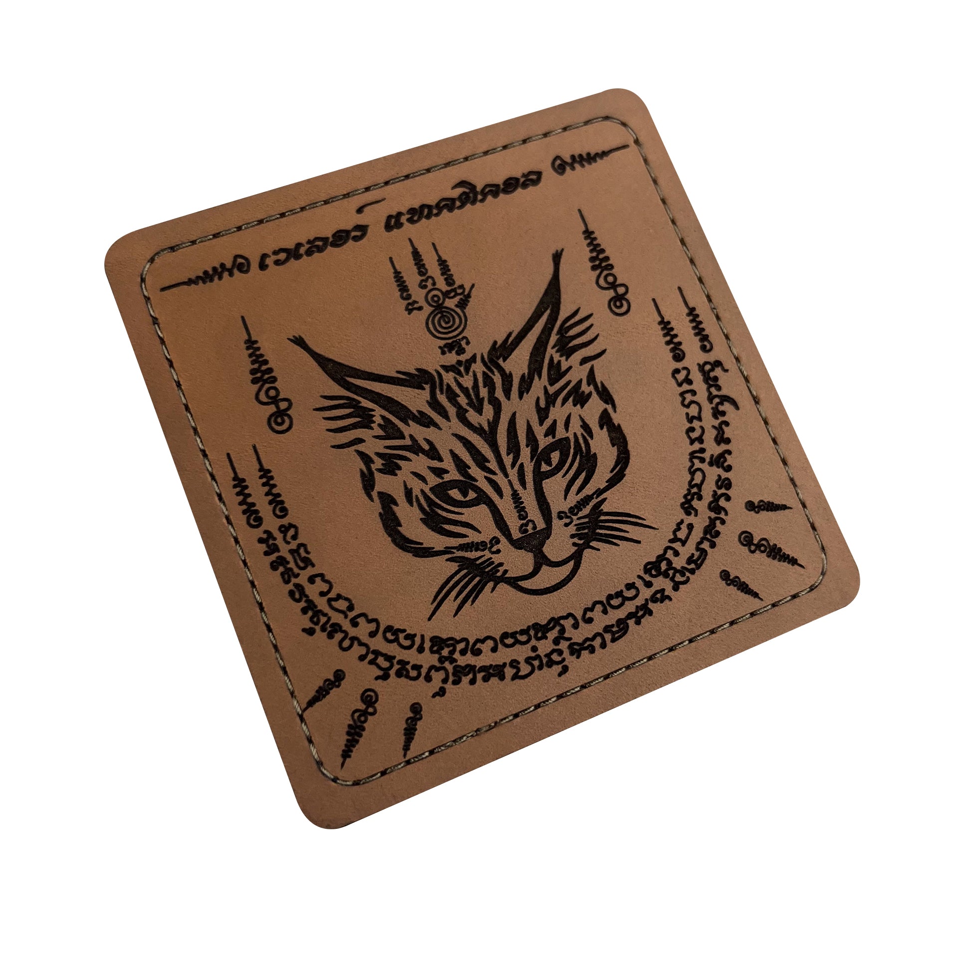 VALOR PX - Leather Patch Thai Sakyan 3x3 inch (ซีรีส์แมวเผ่น 6 ลาย)
