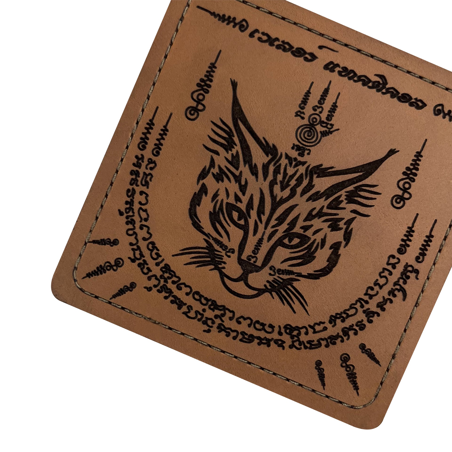 VALOR PX - Leather Patch Thai Sakyan 3x3 inch (ซีรีส์แมวเผ่น 6 ลาย)