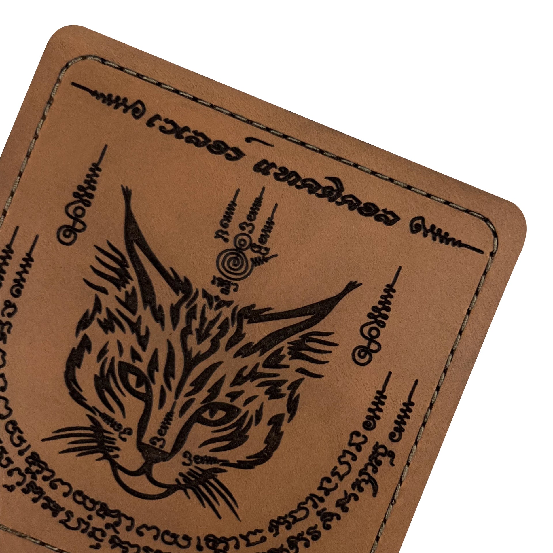 VALOR PX - Leather Patch Thai Sakyan 3x3 inch (ซีรีส์แมวเผ่น 6 ลาย)