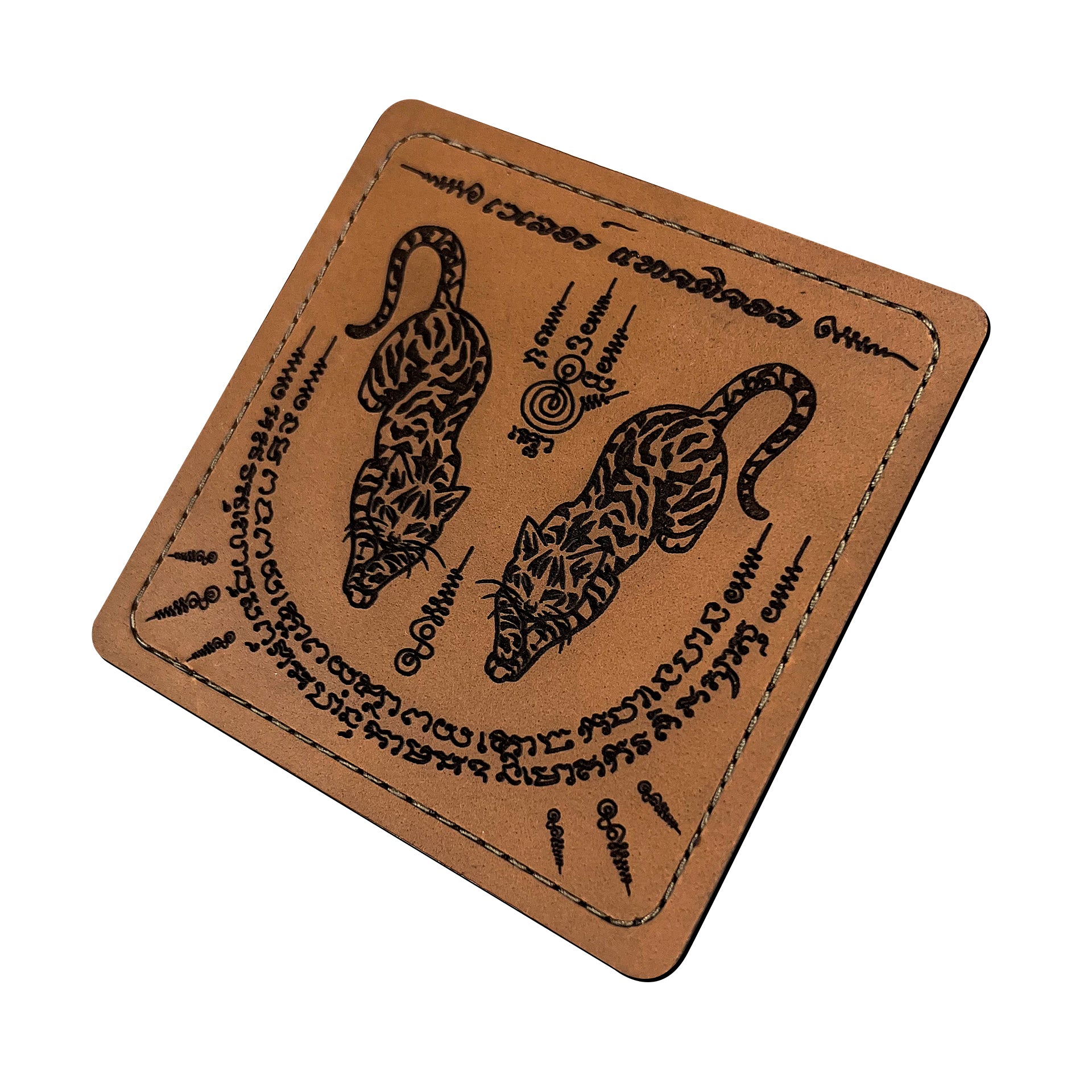 VALOR PX - Leather Patch Thai Sakyan 3x3 inch (ซีรีส์แมวเผ่น 6 ลาย)