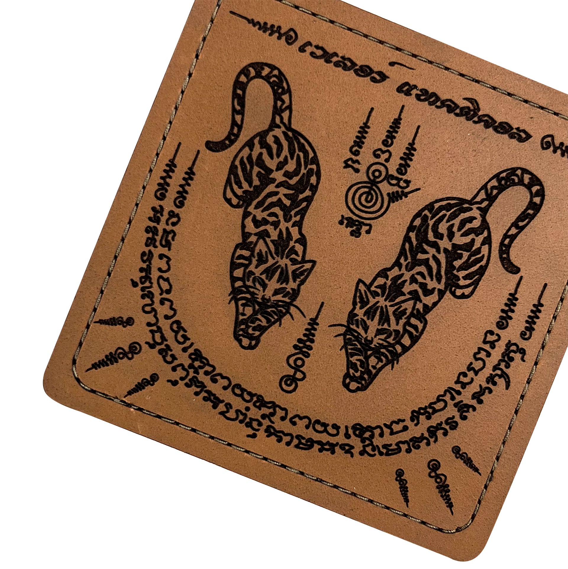 VALOR PX - Leather Patch Thai Sakyan 3x3 inch (ซีรีส์แมวเผ่น 6 ลาย)