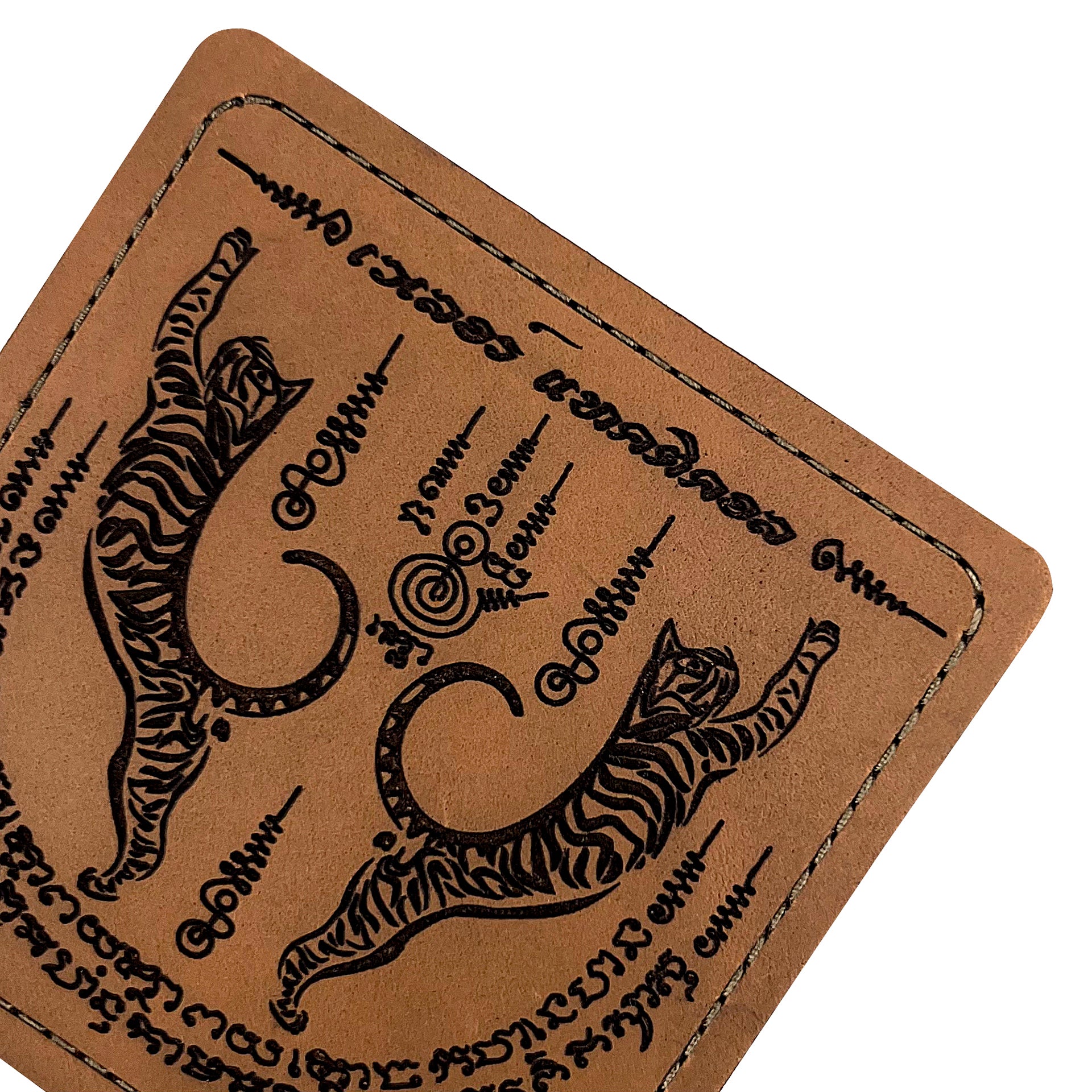 VALOR PX - Leather Patch Thai Sakyan 3x3 inch (ซีรีส์แมวเผ่น 6 ลาย)