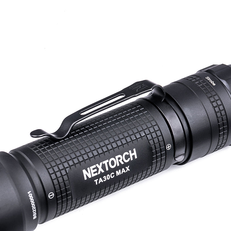 Nextorch TA30C MAX 3000 Lumens One-Step Strobe Tactical Flashlight