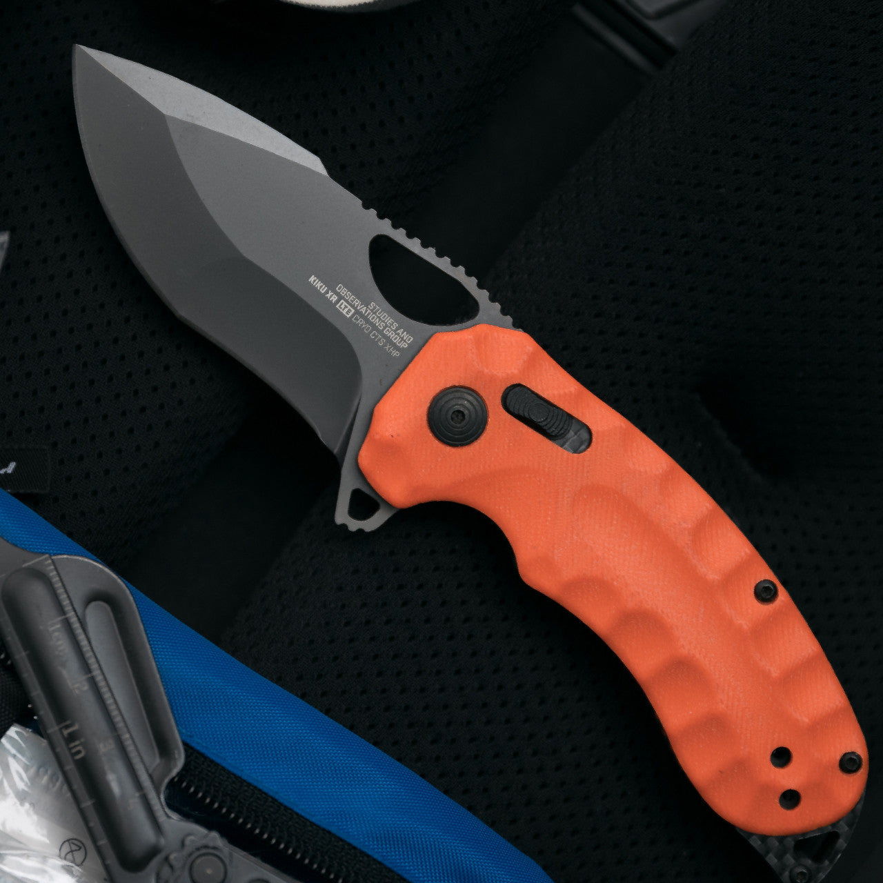 SOG Kiku XR LTE - Blaze Orange G10 + Carbon