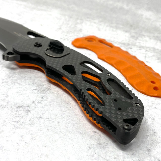 SOG Kiku XR LTE - Blaze Orange G10 + Carbon
