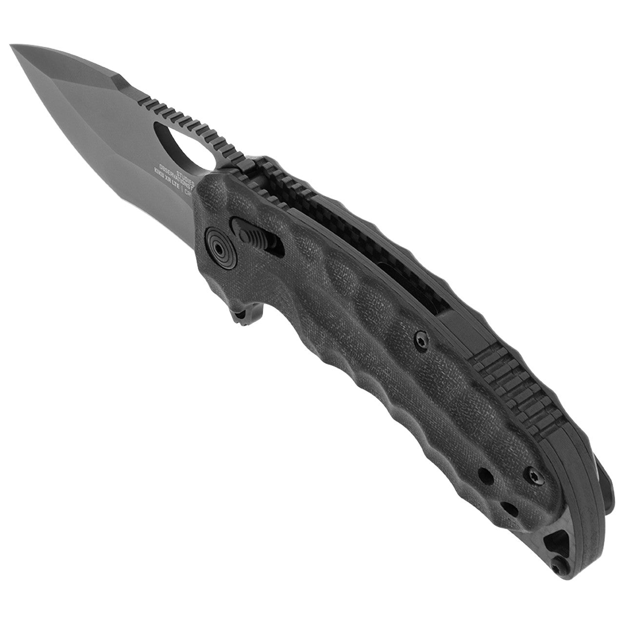 SOG Kiku XR LTE - Blackout Micarta, Outdoor Use Folding Knife