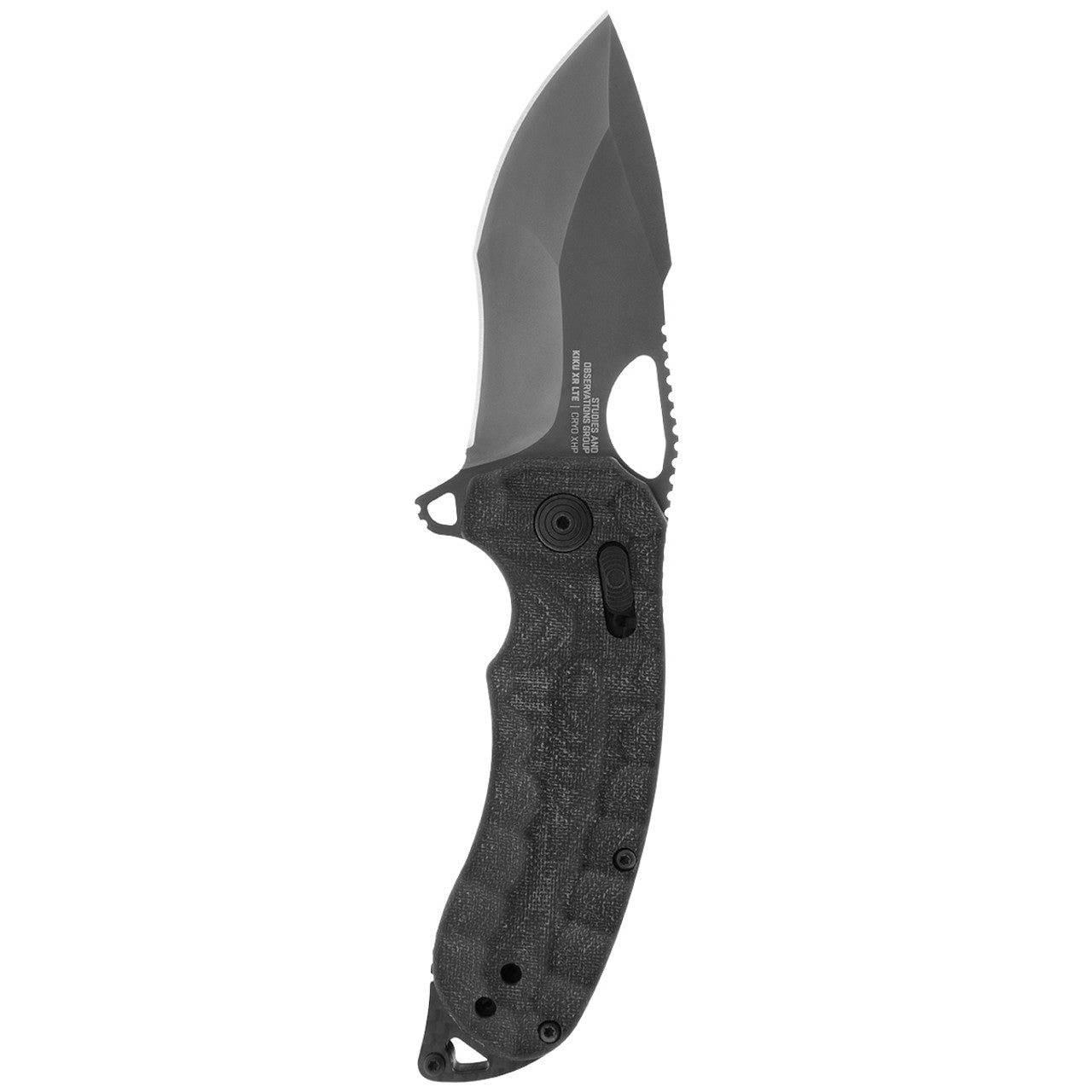 SOG Kiku XR LTE - Blackout Micarta, Outdoor Use Folding Knife