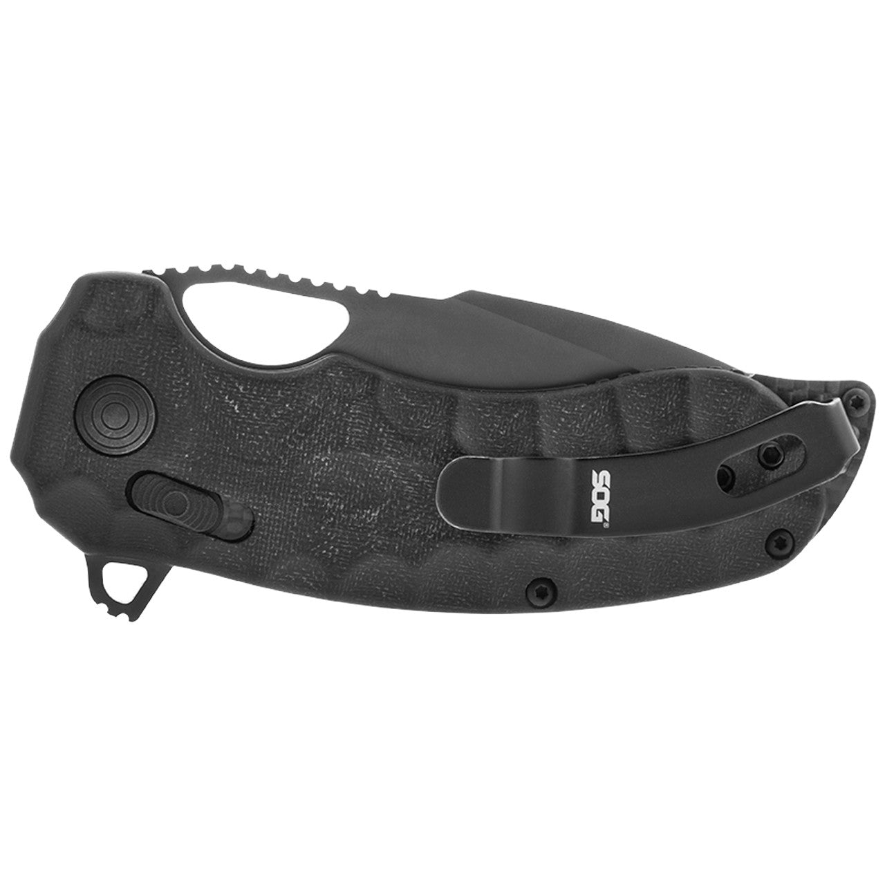 SOG Kiku XR LTE - Blackout Micarta, Outdoor Use Folding Knife