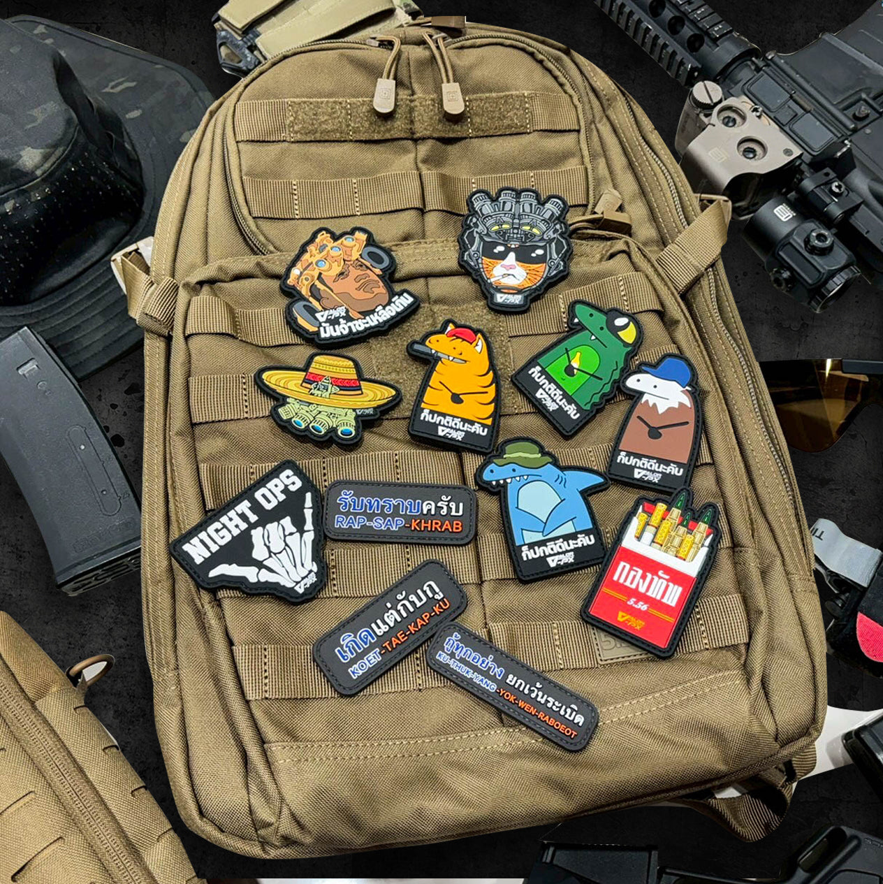 แพทซ์เวลโคร VALOR PX - PVC Patches Collection 2025 อาร์มติดแขนพีวีซี