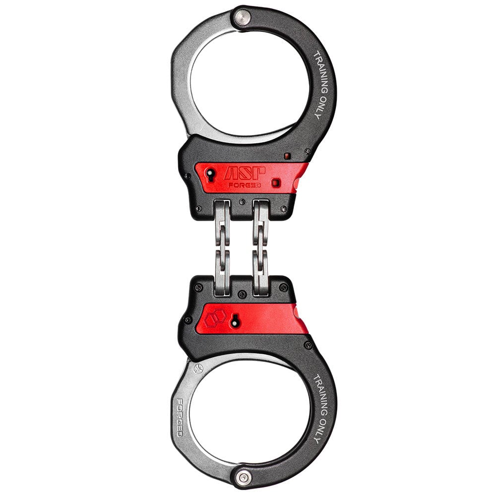 ASP - Training Hinge Ultra PLUS Handcuffs (Steel) - Red