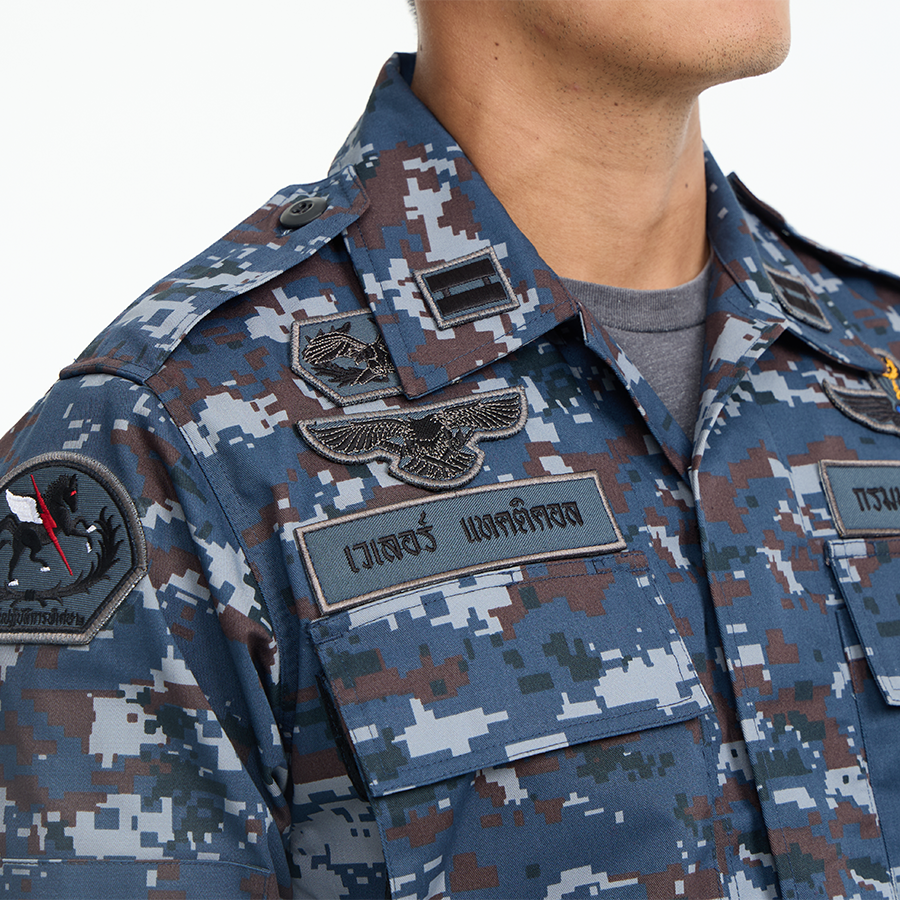 เสื้อทหาร VALOR PX - Native BDU Shirt เสื้อชุดฝึกลายพราง ทหารอากาศ RTAF