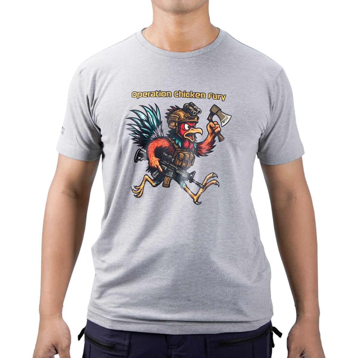 เสื้อยืดสกรีนลาย VALOR PX -  Operation Chicken Fury T-Shirt เสื้อใส่เที่ยว ลายกราฟิก
