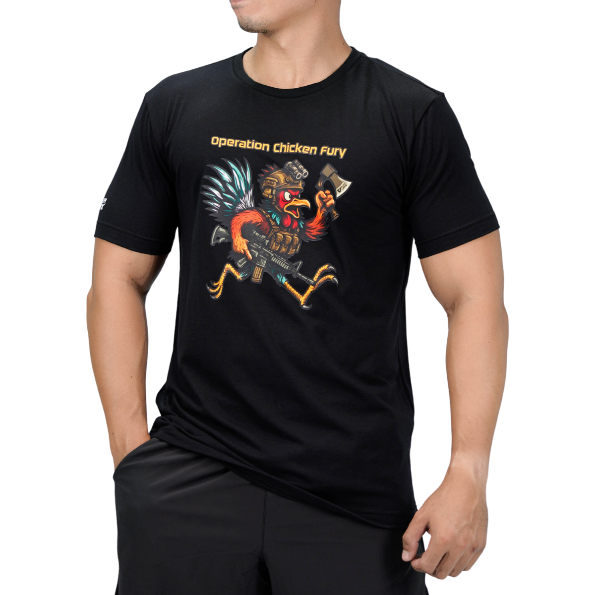 เสื้อยืดสกรีนลาย VALOR PX -  Operation Chicken Fury T-Shirt เสื้อใส่เที่ยว ลายกราฟิก