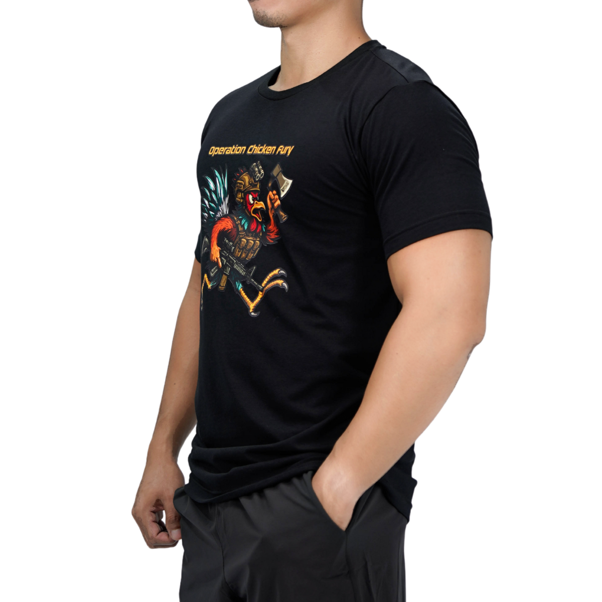 เสื้อยืดสกรีนลาย VALOR PX -  Operation Chicken Fury T-Shirt เสื้อใส่เที่ยว ลายกราฟิก