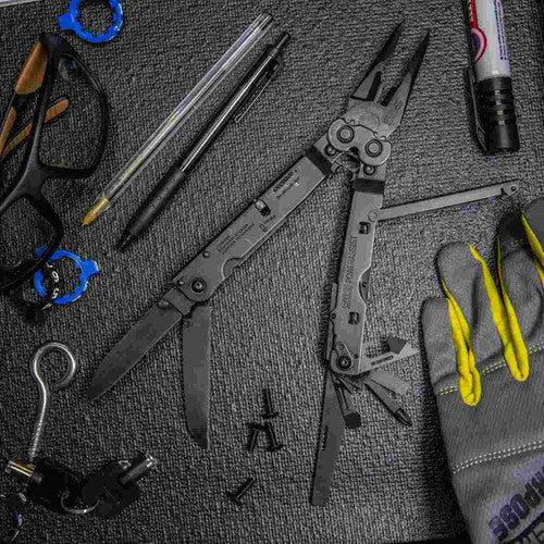 SOG PowerAssist - Black, Nylon Pouch