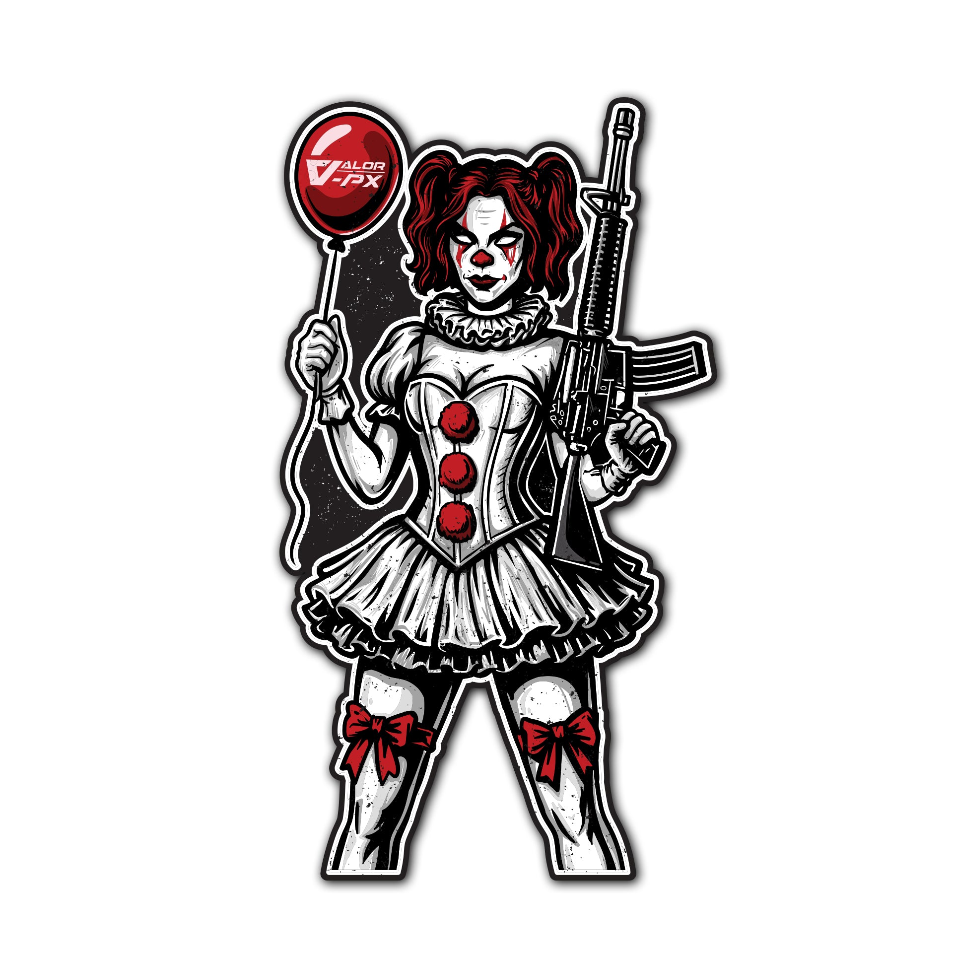 สติกเกอร์ VALOR PX - Tactical Stickers สติกเกอร์ลายกราฟิก