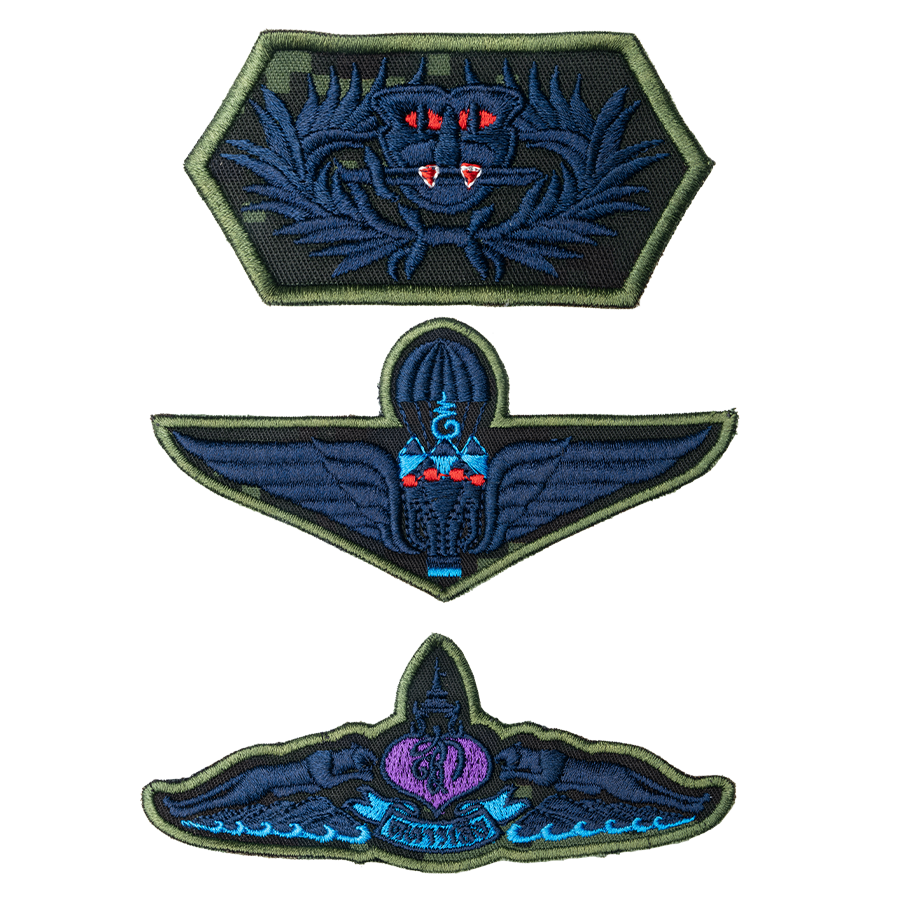 VALOR PX - Embroidered Patch Qualification Badge - Royal Thai Army
