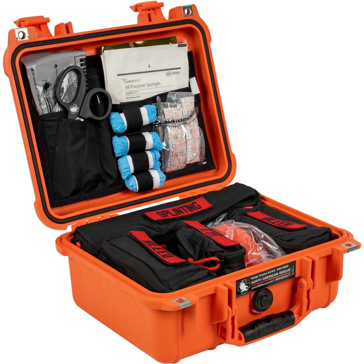 North American Rescue Range Trauma Aid Kit With Hard Case